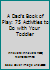 A Dad's Book Of Play: 75 Activities To Do With Your Toddler 1502437198 Book Cover