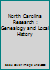 North Carolina Research: Genealogy & Local History 0936370297 Book Cover