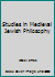Studies in Jewish Philosophy 0231031947 Book Cover