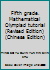 Fifth grade. Mathematical Olympiad tutorial (Revised Edition) 7500742401 Book Cover