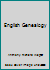 English Genealogy B00AVPAMRU Book Cover