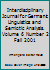 Interdisciplinary Journal for Germanic Linguistics and Semiotic Analysis. Volume 6 Number 2 Fall 2001 B000HUNUHI Book Cover