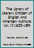 The Library of Literary Criticism of English And American Authors: Vol. VI 1855-1874 B0056OP3A2 Book Cover