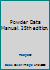 Powder Data Manual. 25th edition. B004LCRSKS Book Cover