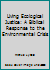Living Ecological Justice: A Biblical Response to the Environmental Crisis 0968669522 Book Cover