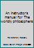 An instructor's manual for The worldly philosophers B0007HO476 Book Cover