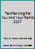 Tax Planning For You And Your Family 2007 0459280384 Book Cover