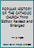 POPULAR HISTORY OF THE CATHOLIC CHURCH Third Edition Revised and Enlarged B001T7HRZO Book Cover