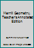 Merrill Geometry, Teacher's Annotated Edition 067505219X Book Cover