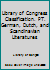 Library of Congress Classification. PT. German, Dutch, and Scandinavian Literatures 0844412287 Book Cover