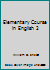 Elementary Course in English 2 0877890498 Book Cover