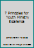 7 Principles for Youth Ministry Excellence 1577560671 Book Cover