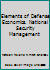 Elements of Defense Economics. National Security Management B004PHDD4E Book Cover