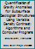 Quantification of Gravity Anomalies for Subsurface Geological Structures Using Variable Density Contrast: Algorithms and Computer Programs 3642288561 Book Cover
