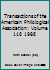 Transactions of the American Philological Association: Volume 116 1986 B00GVFHJTS Book Cover