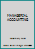 Managerial Accounting 0073001066 Book Cover