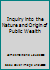 Inquiry into the Nature and Origin of Public Wealth 0678002088 Book Cover