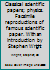 Classical scientific papers; physics. Facsimile reproductions of famous scientific paper. With an introduction by Stephen Wright. B00HBD07L6 Book Cover