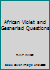 African Violet and Gesneriad Questions B000JJJL84 Book Cover