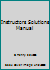 Instructors Solutions Manual 0130262773 Book Cover