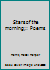 Stars of the morning;: Poems B0007F4IKG Book Cover