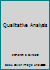 Qualitative Analysis Using Semimicro Methods B000IVAUDI Book Cover