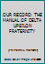 OUR RECORD: THE MANUAL OF DELTA UPSILON FRATERNITY B0041LZTT6 Book Cover