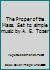 The Proper of the Mass. Set to simple music by A. E. Tozer B0000D4BHU Book Cover