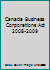 Canada Business Corporations Act 2008-2009 0433459611 Book Cover