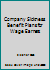 Company Sickness Benefit Plans for Wage Earners B000USR5ZK Book Cover