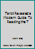 Tarot Revealed a Modern Guide To Reading the T B000UCD23A Book Cover