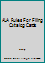 ALA Rules For Filing Catalog Cards B000JC2G1A Book Cover