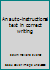 An auto-instructional text in correct writing B0007ILQPI Book Cover