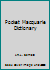 Pocket Macquarie Dictionary 0701616571 Book Cover