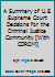 A Summary of U.S. Supreme Court Decisions for the Criminal Justice Community [With CDROM] 1889031100 Book Cover