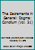 The Sacraments in General: Dogma: Concilium B000I5OLB6 Book Cover