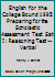 English for the College Bound 1995: Preparing for the Scholastic Assessment Test Sat I : Reasoning Test -- Verbal 1567650163 Book Cover