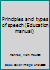 Principles and types of speech (Education manual) B0007I8V6U Book Cover