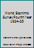 World Econimic Survey Fourth Year 1934-35 B0049P9M0Q Book Cover