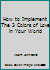 How to Implement The 3 Colors of Love in Your World 1889638714 Book Cover