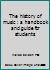The history of music : a handbook and guide for students B00YVSHBHM Book Cover