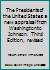 The Presidents of the United States: a new appraisal from Washingtonto Johnson. Third Edition, revised B00D39MGV6 Book Cover