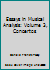 Essays in Musical Analysis: Volume 3, Concertos B00128D6NM Book Cover
