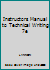 Instructors Manual to Technical Writing 7e 0673543897 Book Cover