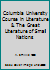 Columbia University Course in Literature & The Great Literature of Small Nations B00AYJVUJ2 Book Cover