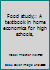 Food study;: A textbook in home economics for high schools, B0008BZ2MM Book Cover