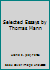 Selected Essays by Thomas Mann B000V8XLR0 Book Cover