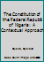 The Constitution of the Federal Republic of Nigeria: A Contextual Approach 184113869X Book Cover