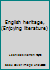 English heritage, B00085JZV2 Book Cover
