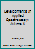 Developments In Applied Spectroscopy: Volume 8 B005KFOSJ4 Book Cover